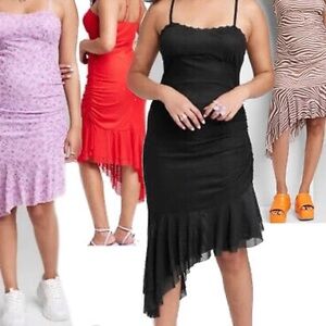 🖤 NWT Wild Fable Asymmetrical Black Dress size XL